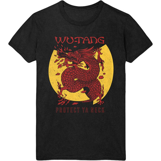 Black - Front - Wu-Tang Clan Unisex Adult Inferno T-Shirt