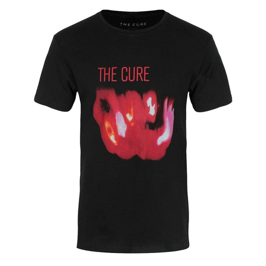 Black - Front - The Cure Unisex Adult Pornography T-Shirt
