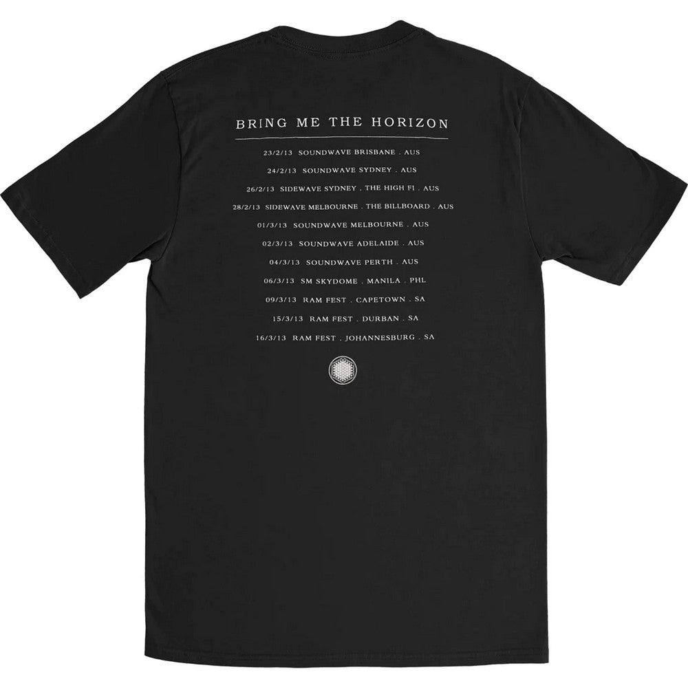 Black - Back - Bring Me The Horizon Unisex Adult Sempiternal Tour T-Shirt