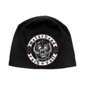 Black - Front - Motorhead Unisex Adult Biker Badge Beanie
