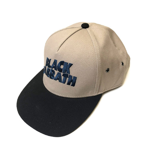Black-Sand - Front - Black Sabbath Unisex Adult Wavy Logo Snapback Cap
