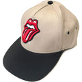 Sand-Black - Front - The Rolling Stones Unisex Adult Classic Tongue Snapback Cap