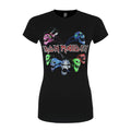 Black - Front - Iron Maiden Womens-Ladies Legacy Of The Beast Live Album Skull Back Print T-Shirt