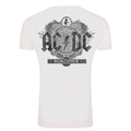 White - Back - AC-DC Unisex Adult Black Ice Back Print T-Shirt