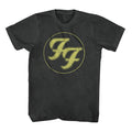 Black - Front - Foo Fighters Unisex Adult Distressed Logo T-Shirt