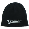 Black - Front - Premier Drums Unisex Adult Logo Beanie