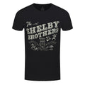 Black - Front - Peaky Blinders Unisex Adult The Shelby Brothers T-Shirt