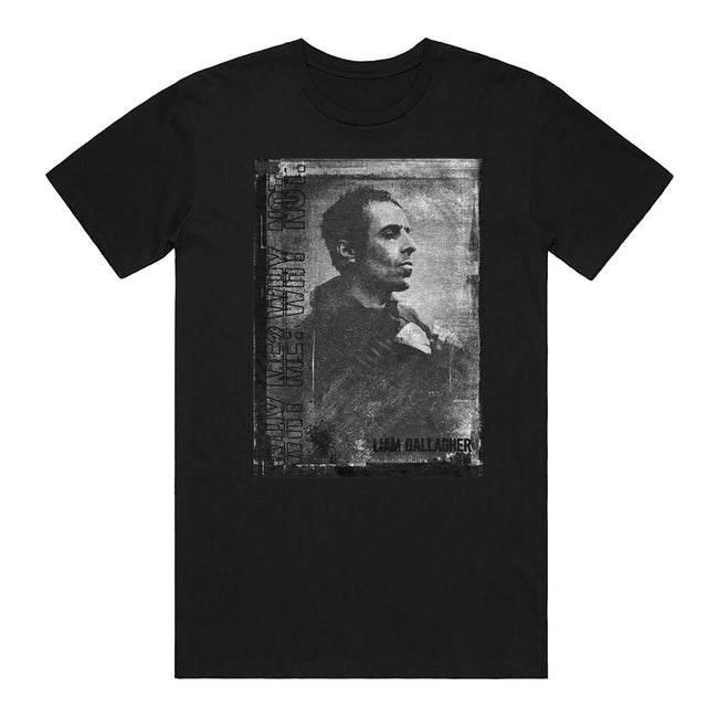 Black - Front - Liam Gallagher Unisex Adult Monochrome Cotton T-Shirt
