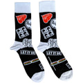 Black - Front - The Beatles Unisex Adult Icons Socks