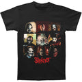 Black - Front - Slipknot Unisex Adult Blocks T-Shirt
