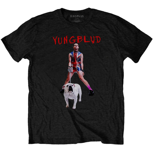 Black - Front - Yungblud Unisex Adult Strawberry Lipstick Cotton T-Shirt