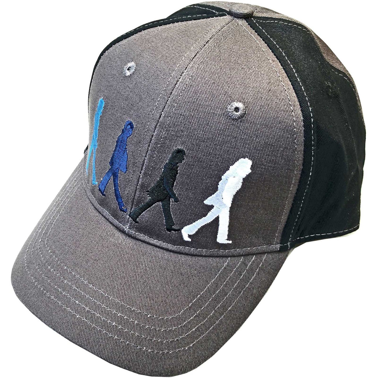 Black-Charcoal Grey - Front - The Beatles Unisex Adult Abbey Road Baseball Cap
