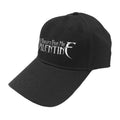 Black-Sonic Silver - Front - Bullet For My Valentine Unisex Adult Metallic Logo Baseball Cap