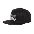 Black-White - Front - Biggie Smalls Unisex Adult Logo Snapback Cap