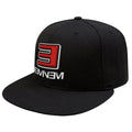 Black-Red - Front - Eminem Unisex Adult MMLP2 Snapback Cap