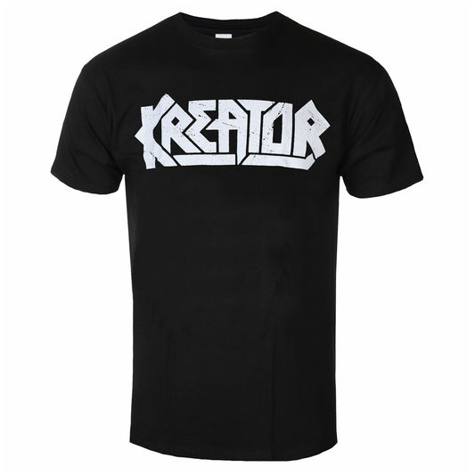 Black - Front - Kreator Unisex Adult Satan Is Real Back Print Cotton T-Shirt