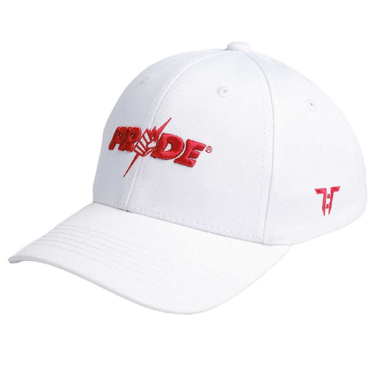 White-Red - Front - Tokyo Time Unisex Adult Pride UFC Logo Baseball Cap