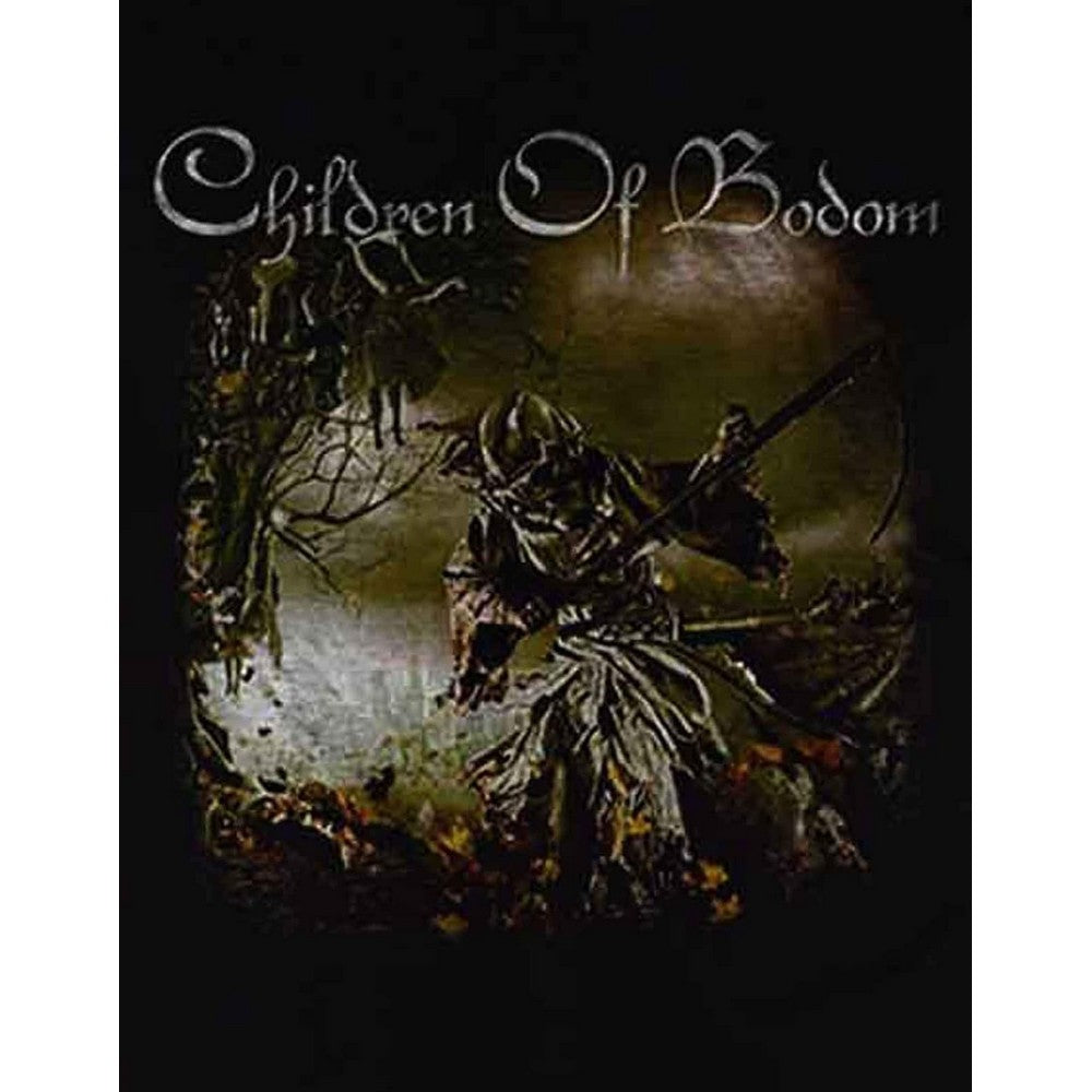 Black - Side - Children Of Bodom Unisex Adult Relentless Back Print Cotton T-Shirt