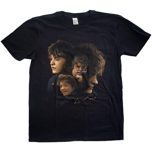 Black - Front - Lewis Capaldi Unisex Adult Photo Montage Cotton T-Shirt