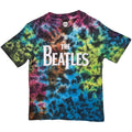 Grey-Multicoloured - Front - The Beatles Childrens-Kids Drop T Logo Dip Dye T-Shirt