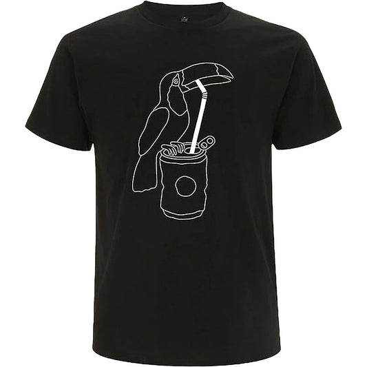 Black - Front - Catfish And The Bottlemen Unisex Adult Toucan Cotton Back Print T-Shirt