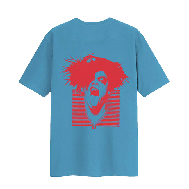 Light Blue - Back - Yungblud Unisex Adult Deadhappy Back Print Cotton T-Shirt