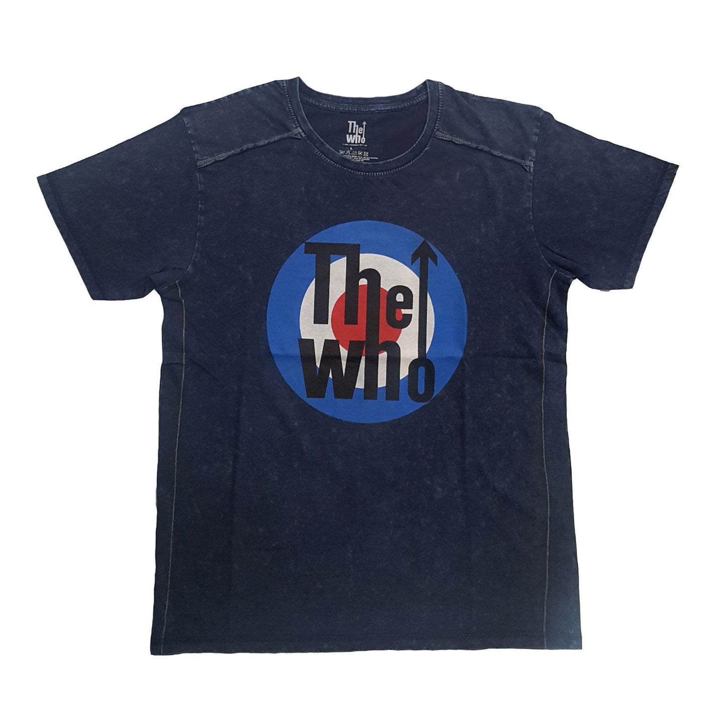 Navy Blue - Front - The Who Unisex Adult Target Logo T-Shirt