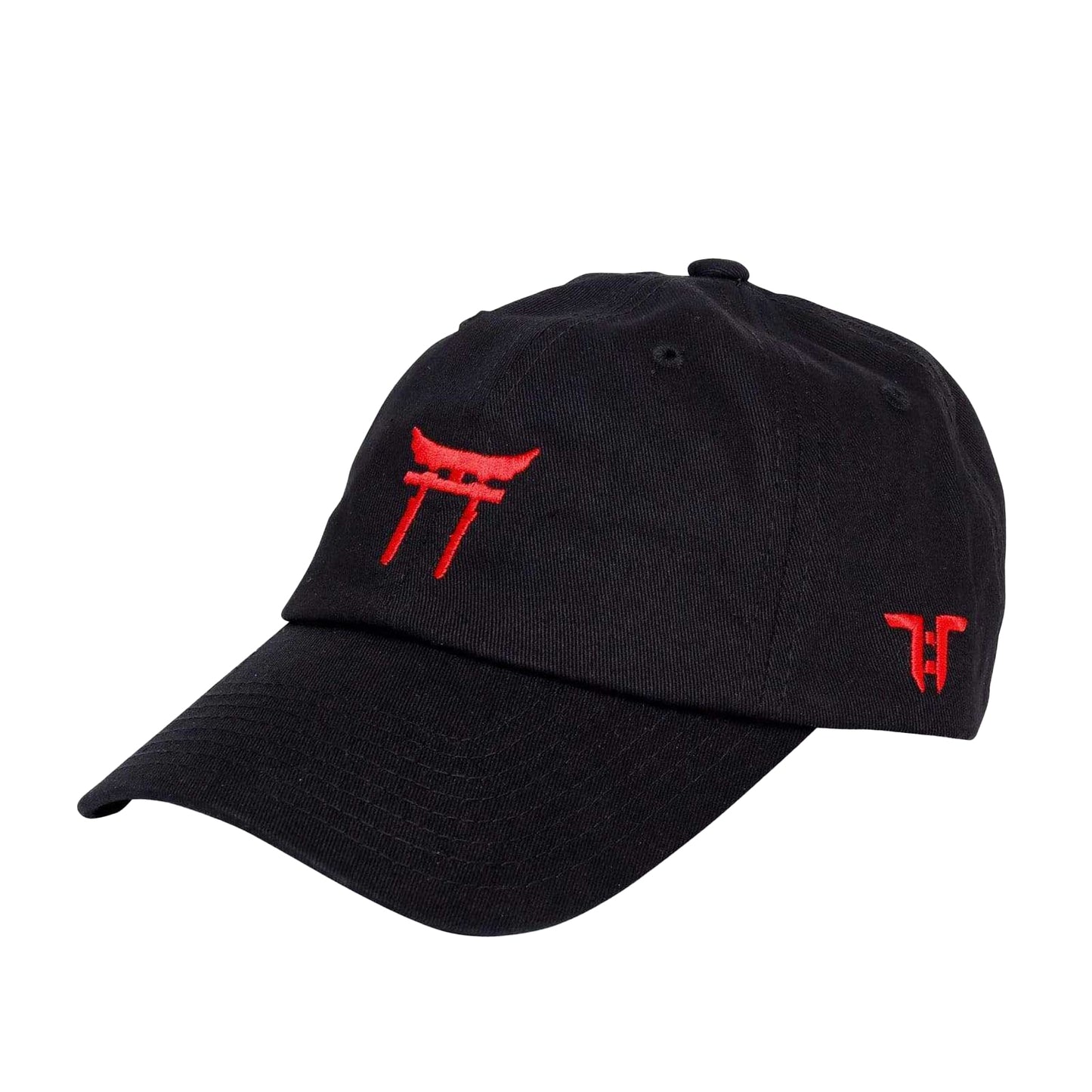 Black-Red - Back - Tokyo Time Unisex Adult Temple Baseball Cap