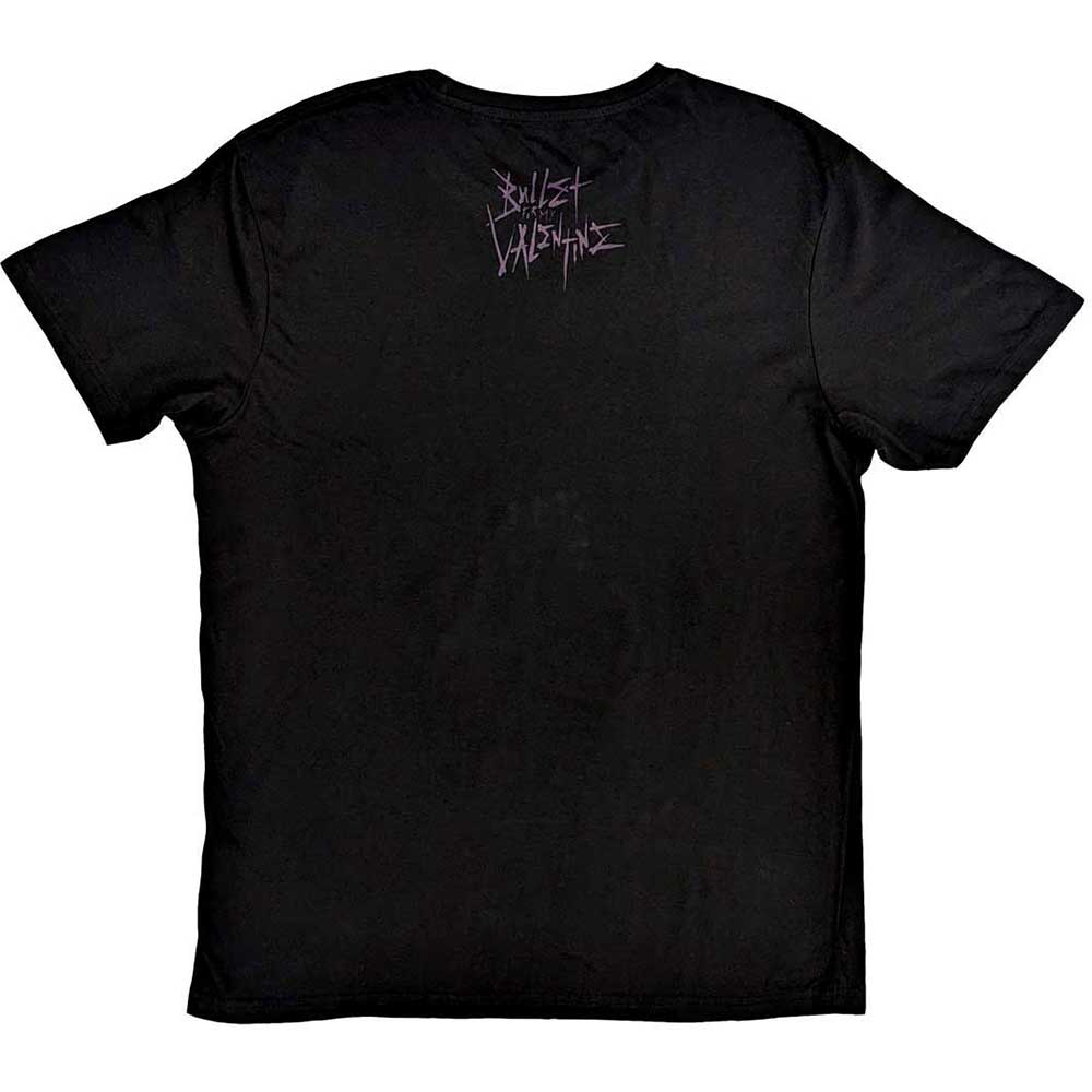 Black - Back - Bullet For My Valentine Unisex Adult Ram Back Print T-Shirt
