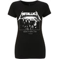 Black - Front - Metallica Womens-Ladies MOP Damage Inc Tour Photograph T-Shirt