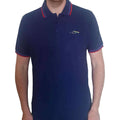 Navy Blue - Back - Pink Floyd Unisex Adult Dark Side Of The Moon Prism Polo Shirt