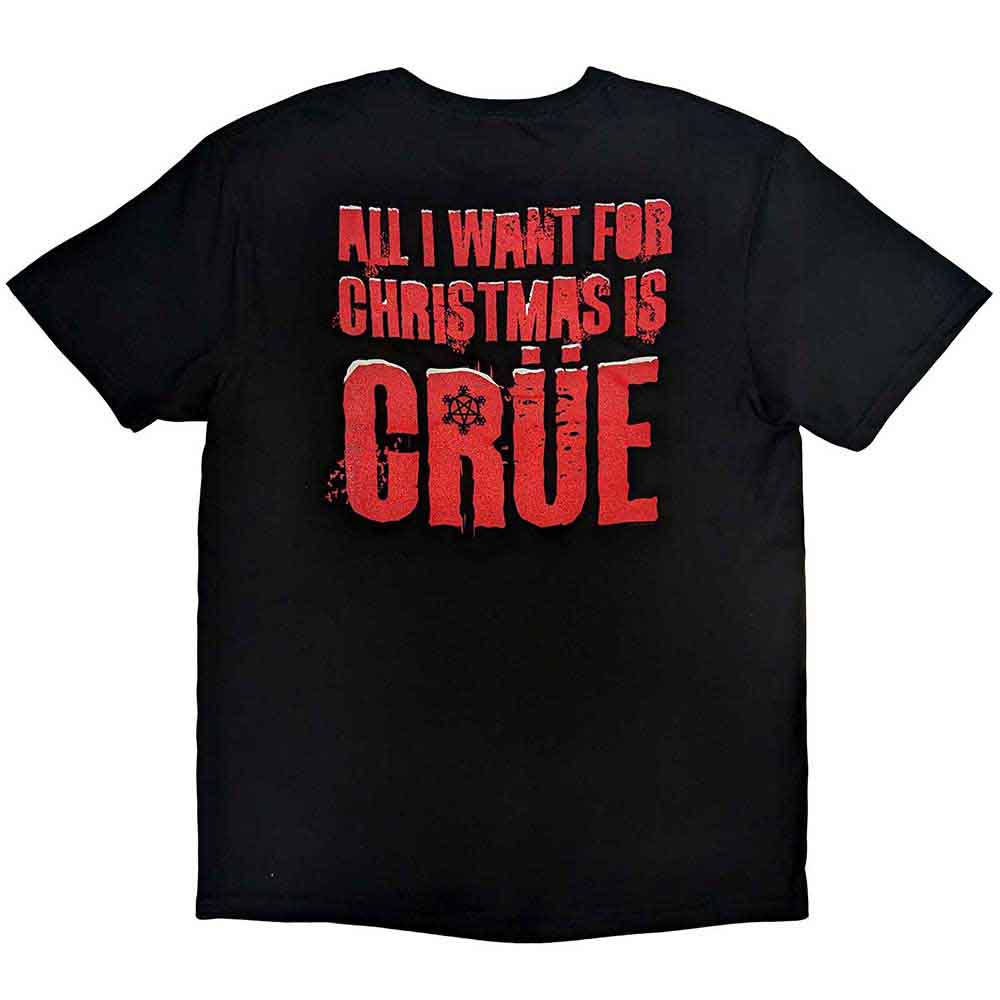 Black - Back - Motley Crue Unisex Adult Xmas Crue T-Shirt