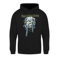 Black - Front - Iron Maiden Unisex Adult Powerslave Pullover Hoodie