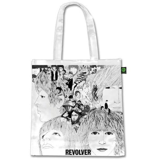 White-Black - Front - The Beatles Revolver Tote Bag