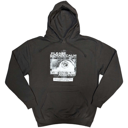 Grey - Front - Bring Me The Horizon Unisex Adult Remain Calm FP Hoodie