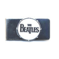White-Blue - Front - The Beatles Drum Logo Money Clip