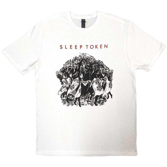 White - Front - Sleep Token Unisex Adult The Love You Want T-Shirt