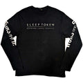 Black - Front - Sleep Token Unisex Adult Worship Sleeve Print Cotton Long-Sleeved T-Shirt