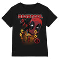 Black-Red - Front - Deadpool Unisex Adult Collage T-Shirt