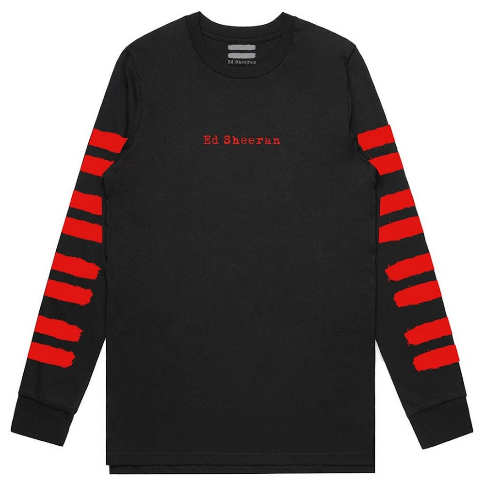Black - Front - Ed Sheeran Unisex Adult Equals Cotton Long-Sleeved T-Shirt