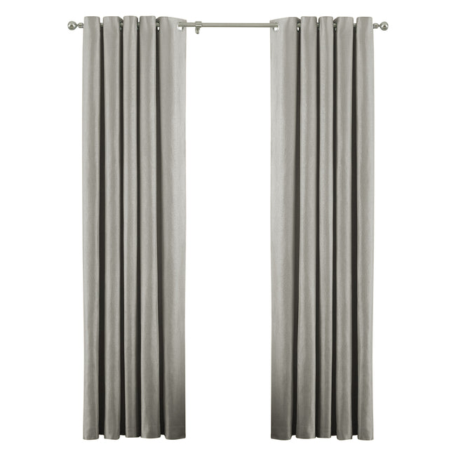 Natural - Front - Riva Home Atlantic Eyelet Ringtop Curtains