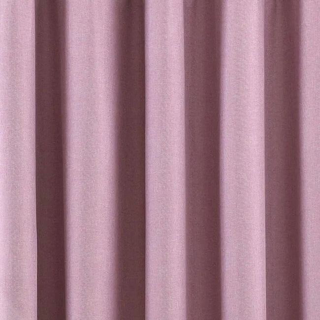 Mauve - Back - Riva Home Eclipse Blackout Eyelet Curtains