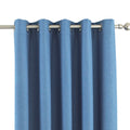 Denim - Front - Riva Home Eclipse Blackout Eyelet Curtains