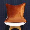 Rust - Side - Riva Home Luxe Velvet Cushion Cover