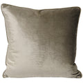 Mink - Front - Riva Home Luxe Velvet Cushion Cover