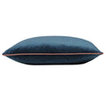 Petrol-Blush - Back - Paoletti Meridian Cushion Cover