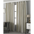 Champagne - Front - Riva Home Hurlingham Ringtop Eyelet Curtains