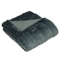 Charcoal - Back - Riva Paoletti Empress Throw