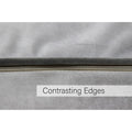 Dove-Charcoal - Side - Riva Paoletti Meridian Cushion Cover