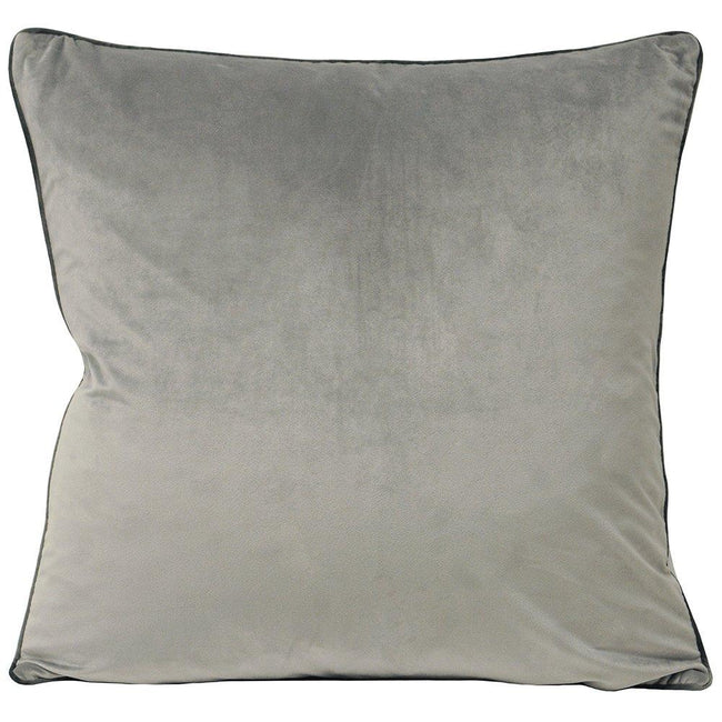 Dove-Charcoal - Front - Riva Paoletti Meridian Cushion Cover